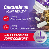 Nutramax Cosamin DS primer plano de tabletas resaltando textura y dosificación