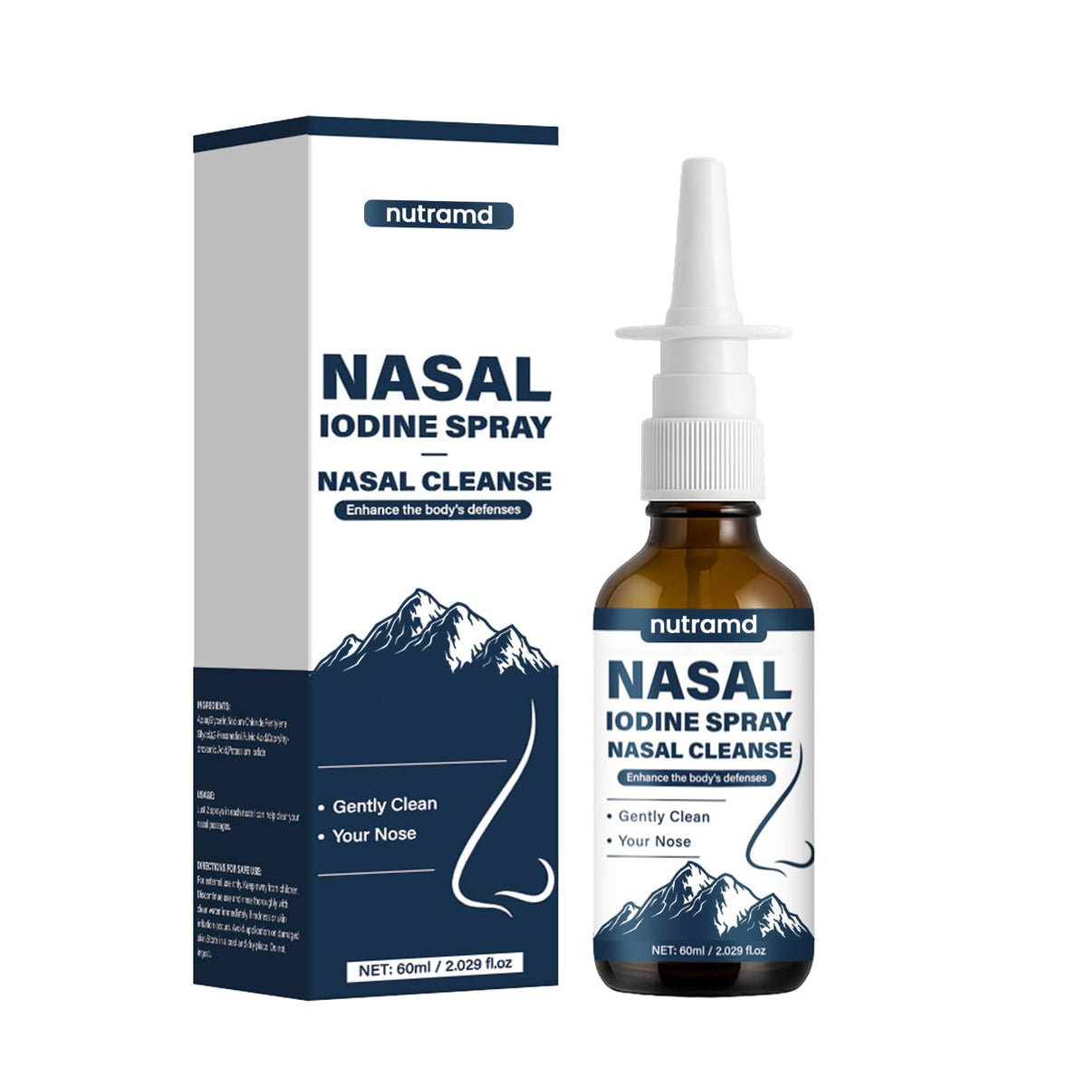 Natura Derm Nutramd frontal del envase 60 ml mostrando etiqueta clara y beneficio higiene