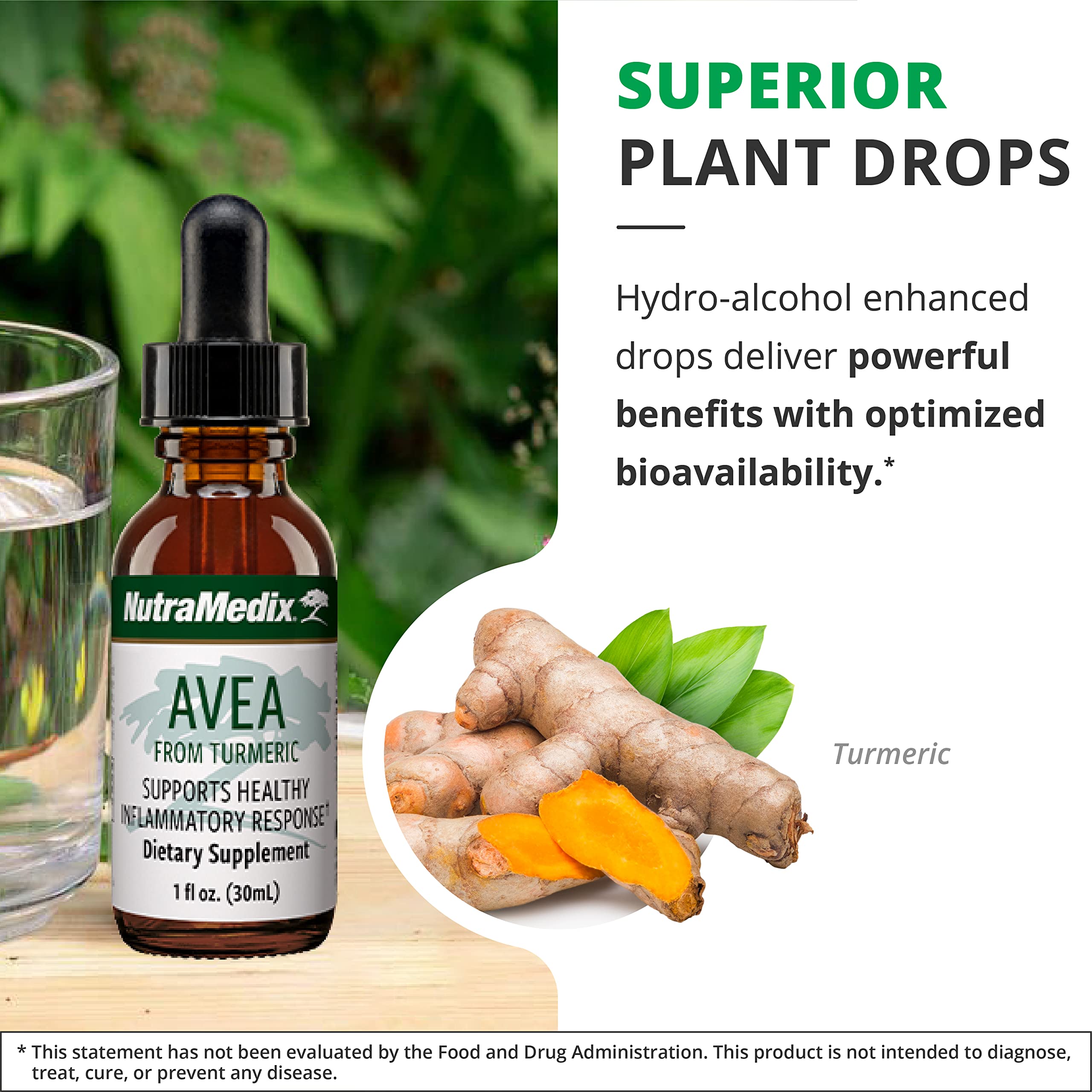 NutraMedix Avea añadido en vaso de agua para mezcla rápida y conveniente