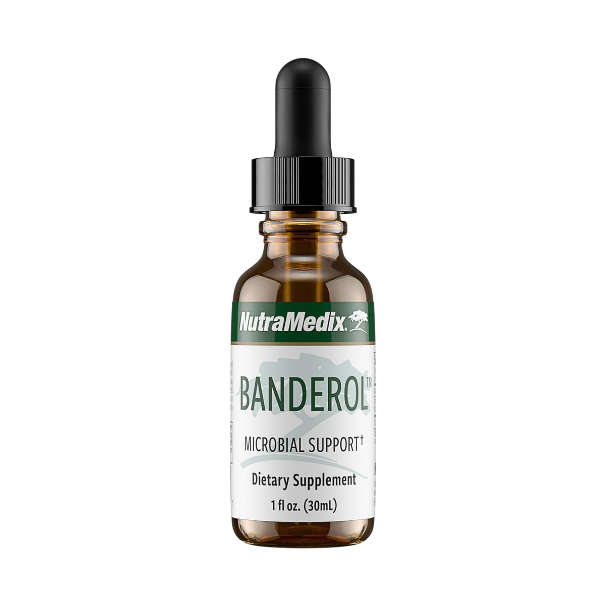 NutraMedix frasco Banderol frente mostrando etiqueta clara y beneficios