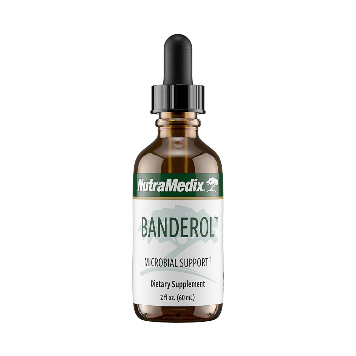 NutraMedix Banderol vista frontal botella y etiqueta mostrando formato