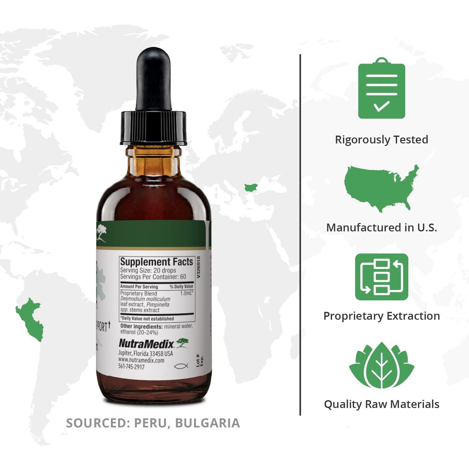 nutramedix etiqueta detallada de burbur-pinella resaltando ingredientes y transparencia