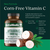 NutraMedix cápsula detalle de textura vegetal y toma fácil para dietas sin maíz