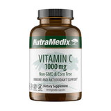 NutraMedix frasco frontal mostrando 120 cápsulas y etiqueta clara de beneficio