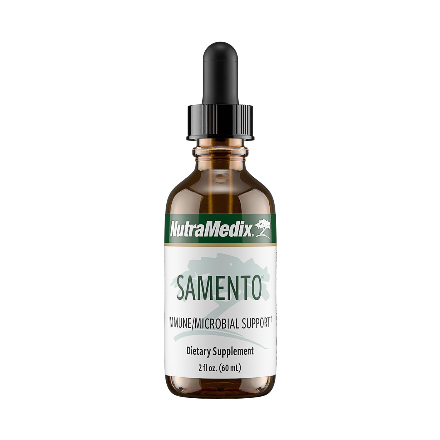 NutraMedix Samento frasco frontal mostrando diseño y volumen