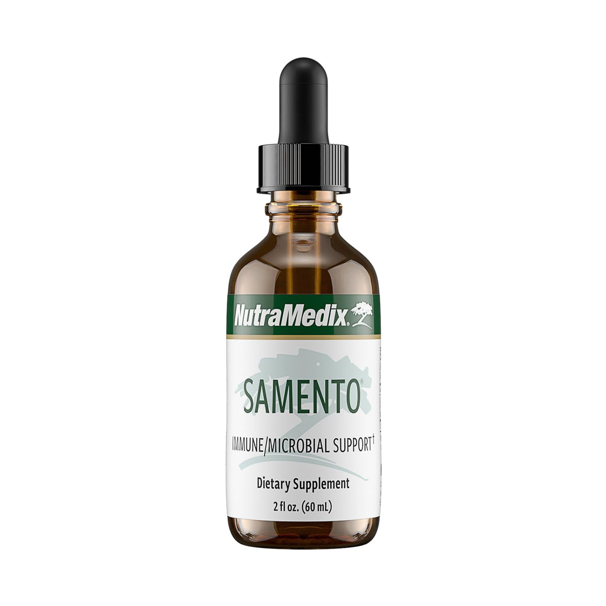 NutraMedix Samento frasco frontal mostrando diseño y volumen