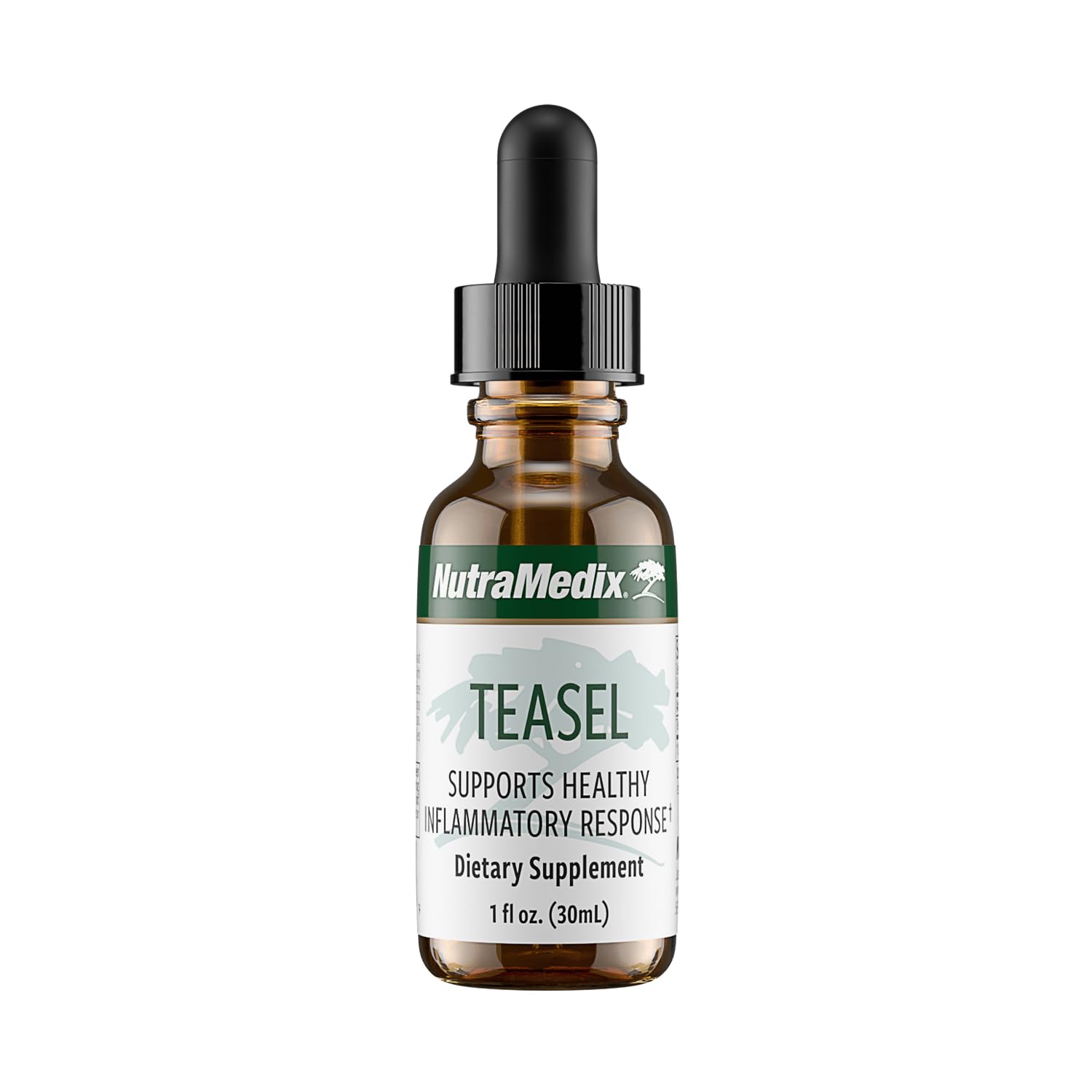 NutraMedix frasco Teasal frontal mostrando diseño y conveniencia