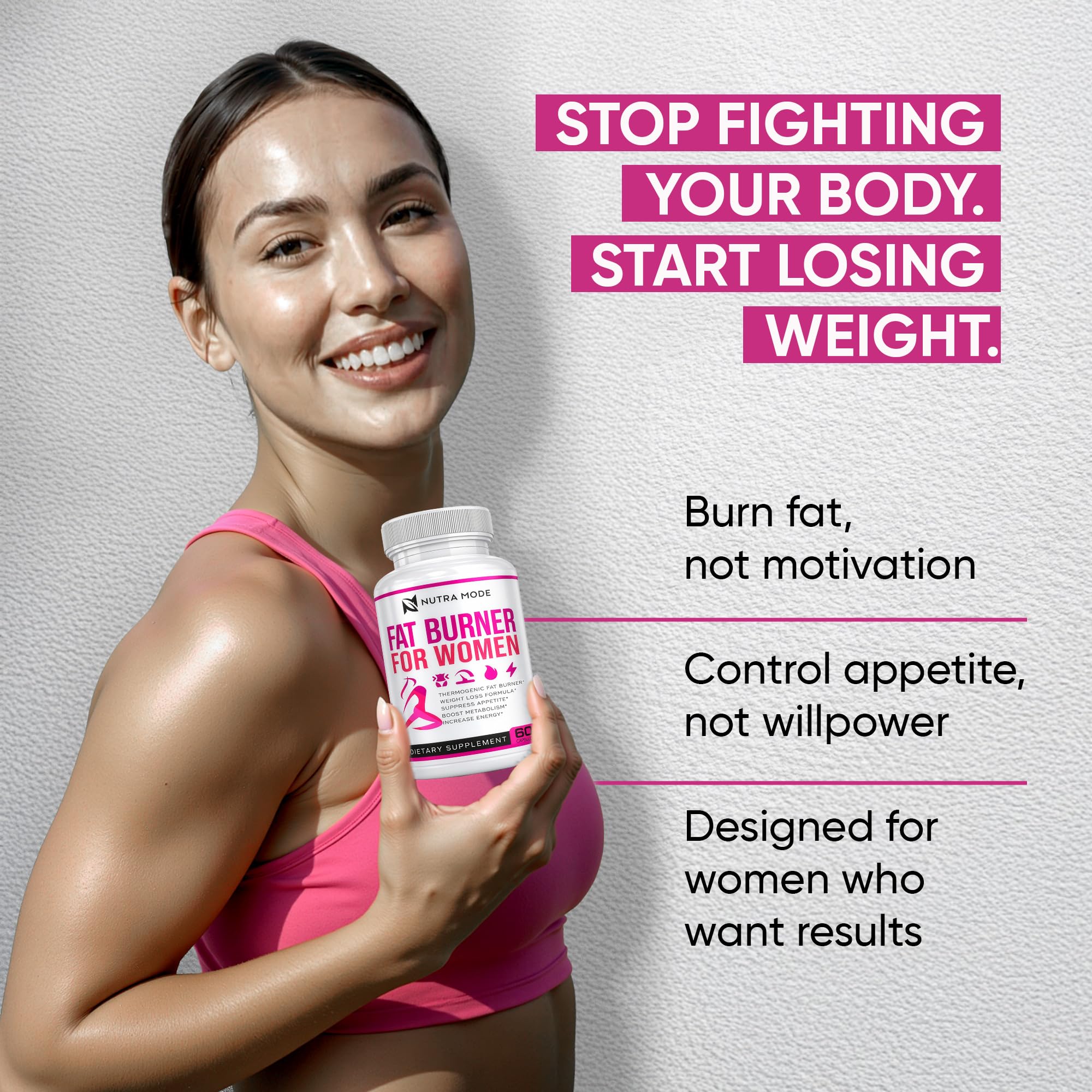 NUTRAMODE mujer haciendo ejercicio representando apoyo al estilo de vida