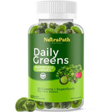 NutraPath paquete frontal mostrando 60 gomitas frambuesa y conveniencia