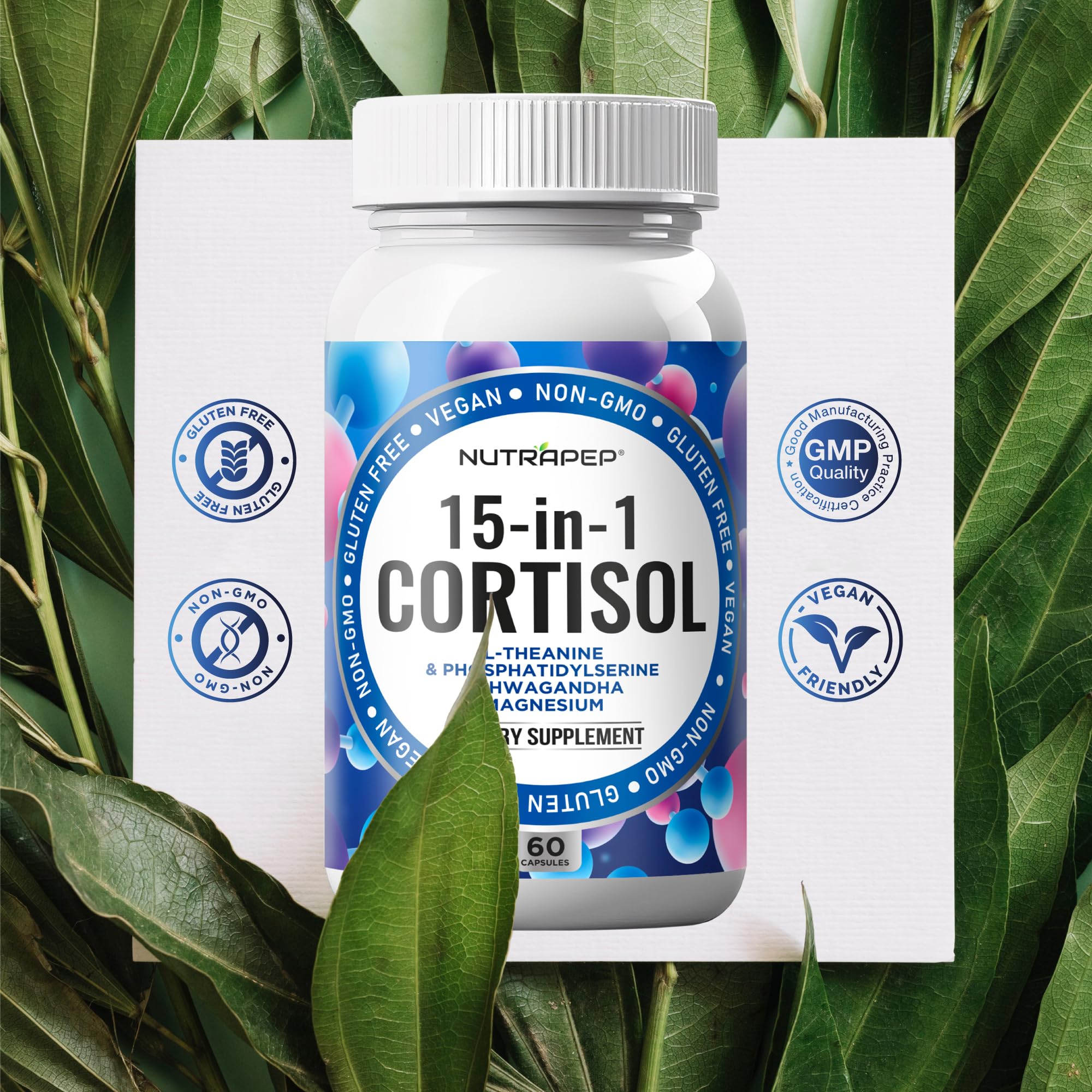 NutraPep etiqueta nutricional en primer plano con lista de ingredientes