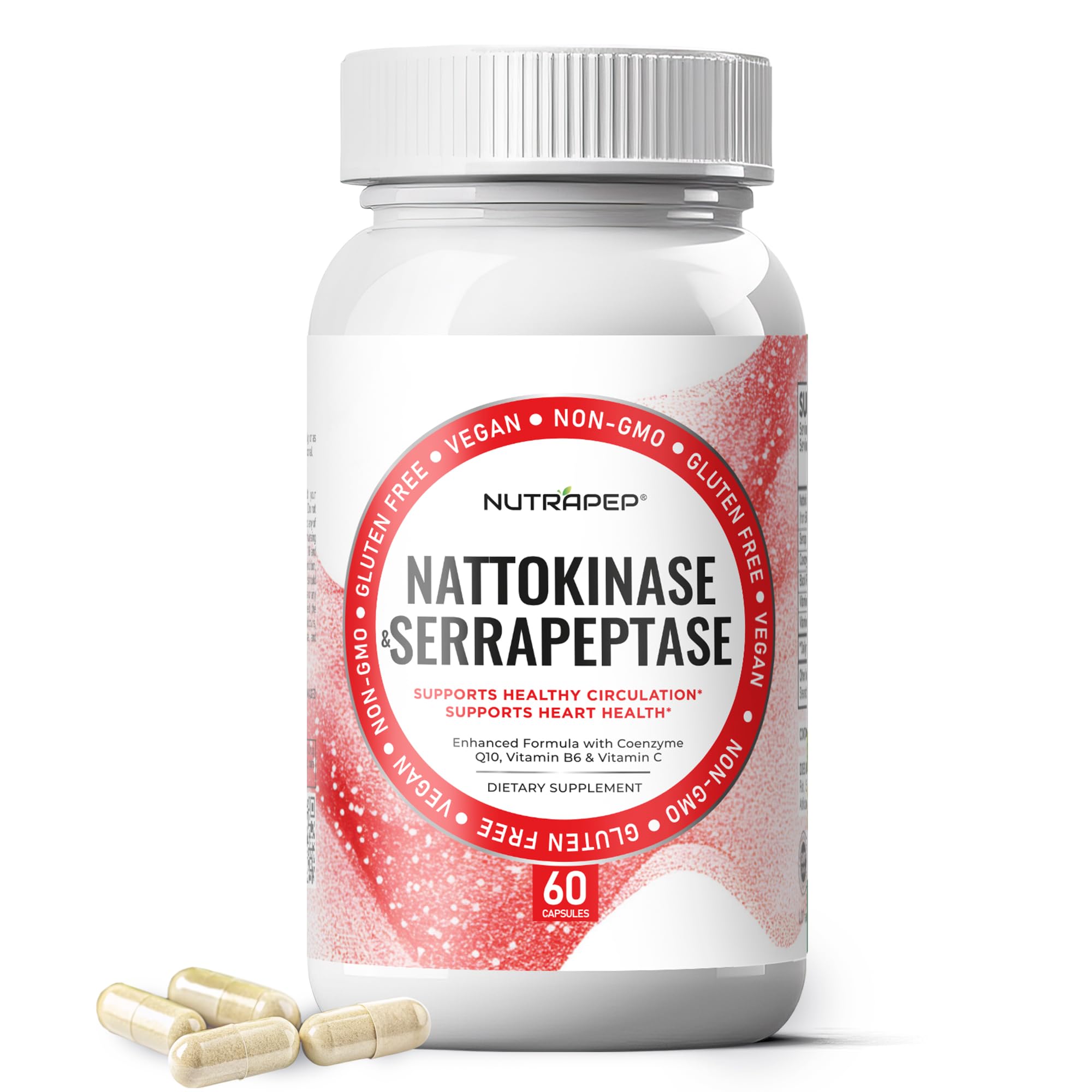 NutraPep envase frontal mostrando la marca y beneficios principales