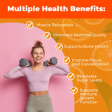 NutraPep primer plano de la textura de las gominolas, fácil de masticar