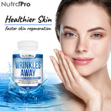 NutraPro primeros planos de ingredientes clave indicando soporte dérmico