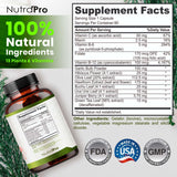 NutraPro en uso con manos tomando una cápsula para apoyo circulatorio