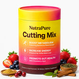 NutraPure Health empaque frontal mostrando 30 sticks y ventaja portátil