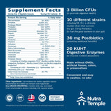 NUTRATEMPLE cápsula vegetal tamaño y textura fácil de tragar