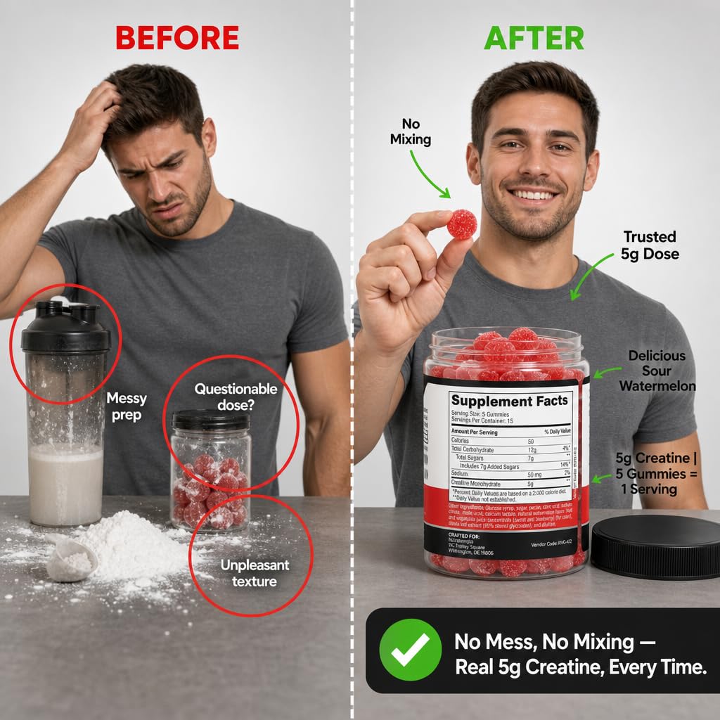 NUTRATEMPLE gomitas usadas antes del entrenamiento para conveniencia