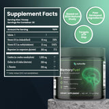 Nutraville MemoryFuel envase sobre una mesa en ambiente doméstico y rutina diaria