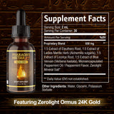 Nutraville Pharaoh's Nectar XT detalle de la etiqueta con información de pureza y lotes