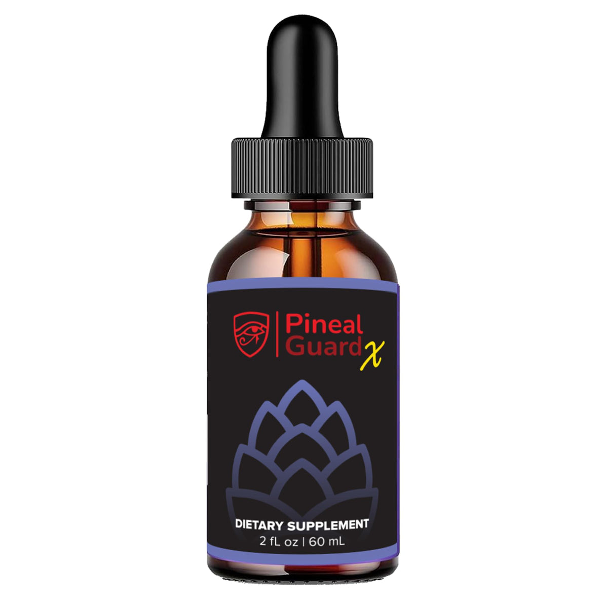Nutraville Pineal Guard X botella frontal mostrando diseño y beneficio claridad mental