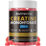 Nutravita frasco frontal que muestra 120 gominolas y marca NSF