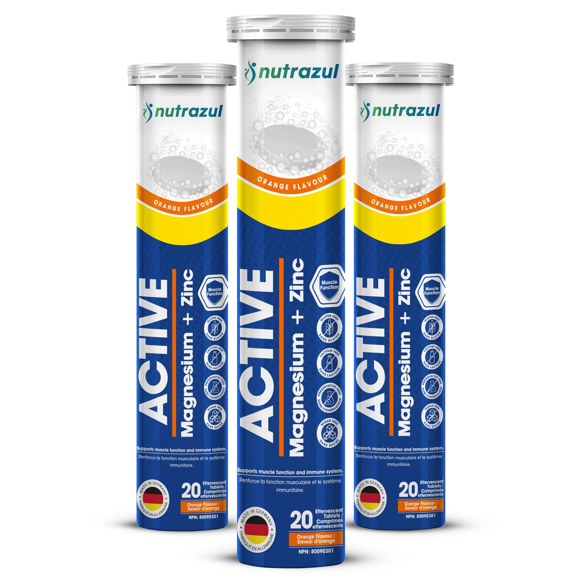 nutrazul envase frontal mostrando 60 tabletas y beneficio práctico