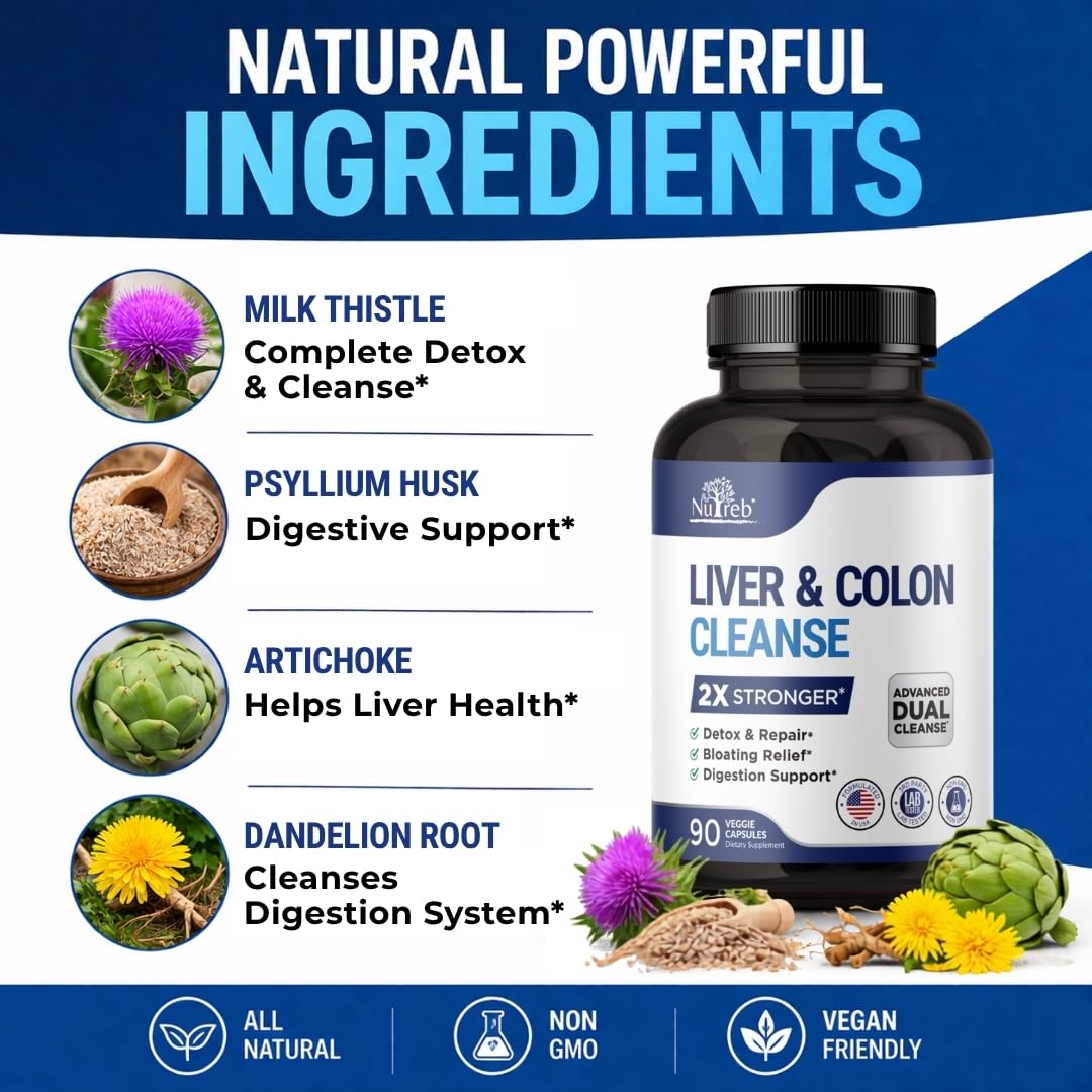 Nutreb psyllium y aloe vera mostrando origen natural y apoyo digestivo