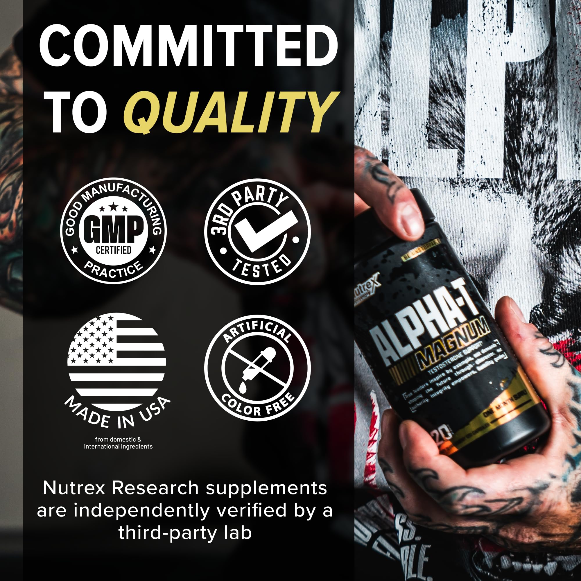 Nutrex Alpha-T ingredientes naturales shilajit y tongkat ali en detalle