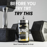 Nutrex Alpha-T caja y logo listos para envío o estantería comercial