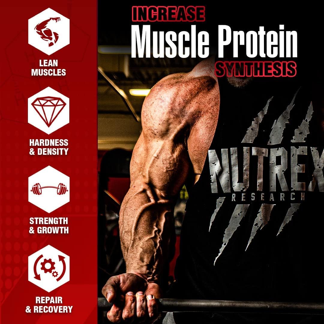 Nutrex Research cápsula junto a regla para comparar tamaño y dosificación