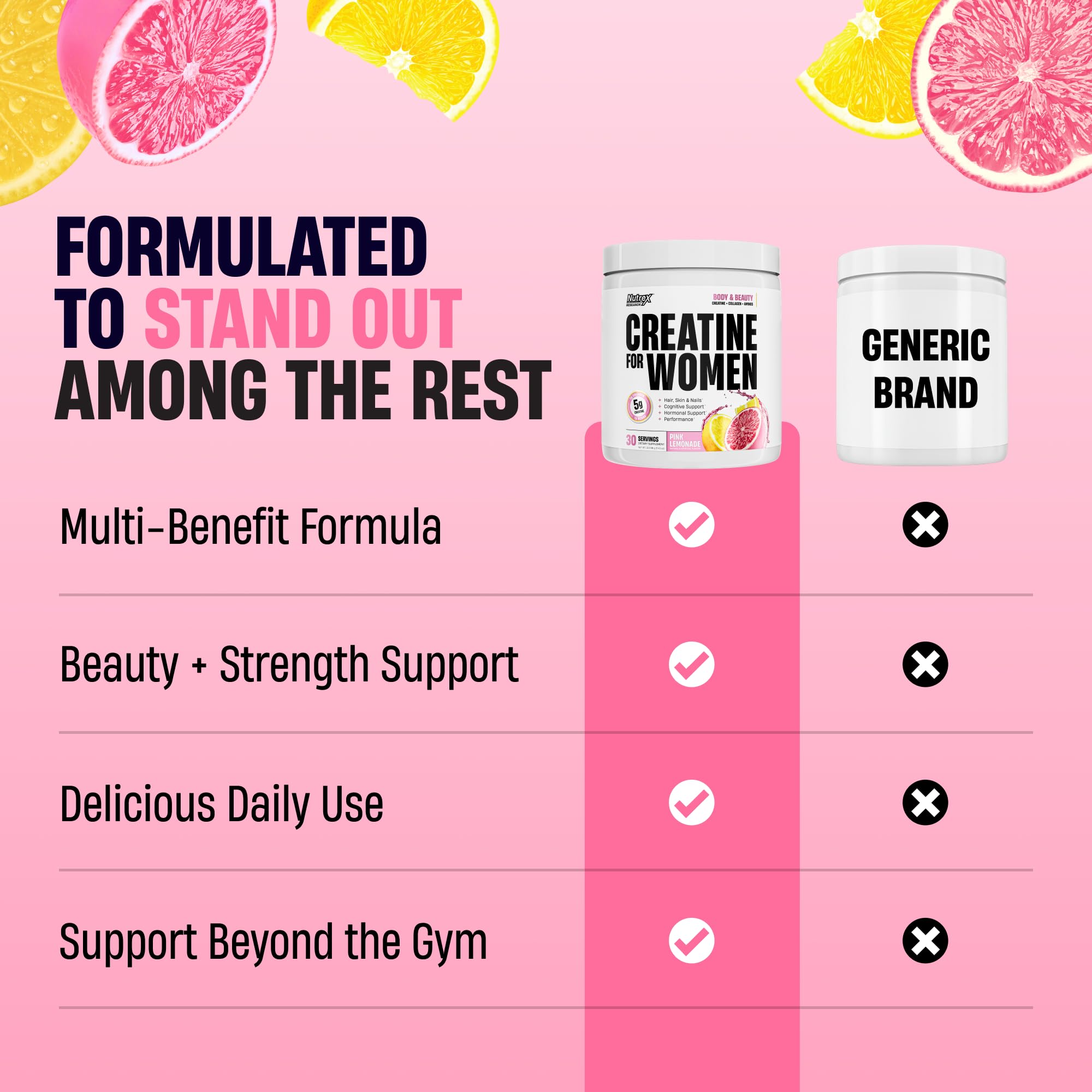 Nutrex Research cucharada con 5 g de creatina medida precisa por servicio