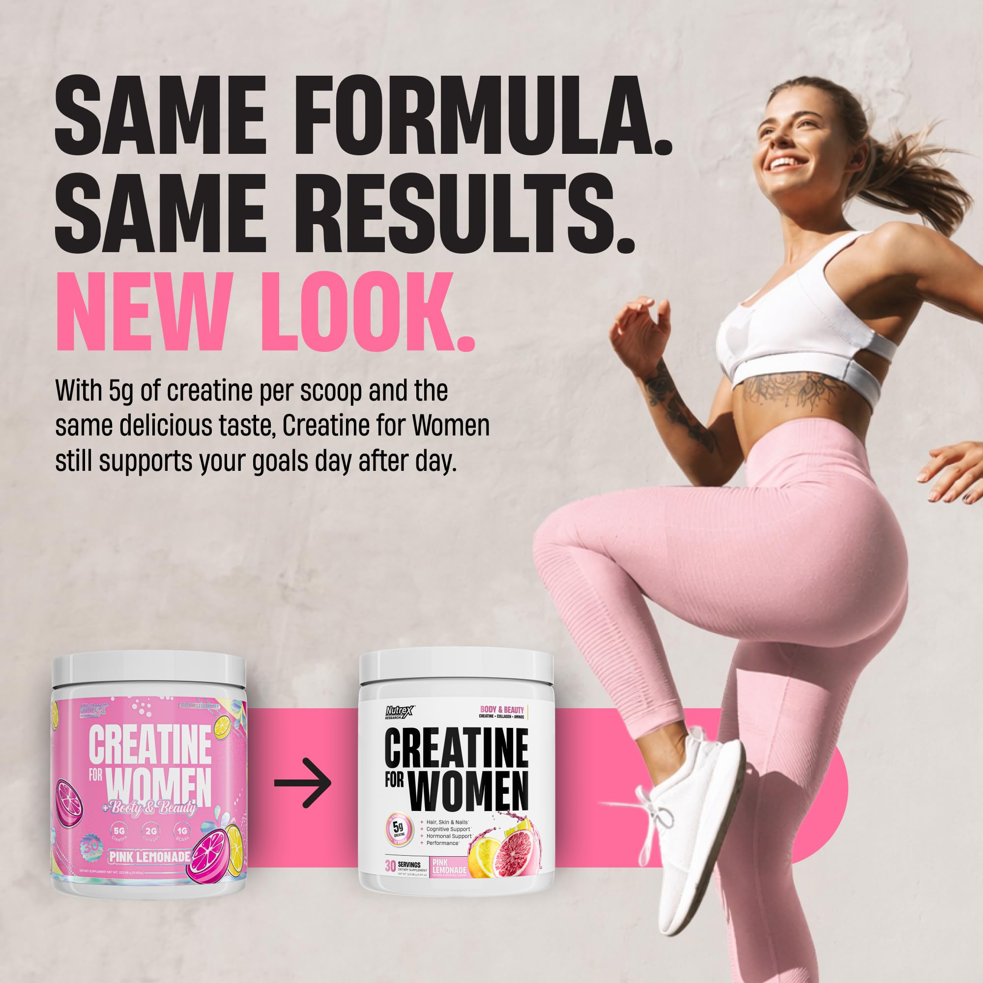Nutrex Research detalle de etiqueta con lista de ingredientes y certificaciones