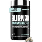 Nutrex Research BURN30 frontal del envase mostrando diseño y beneficio de control del apetito