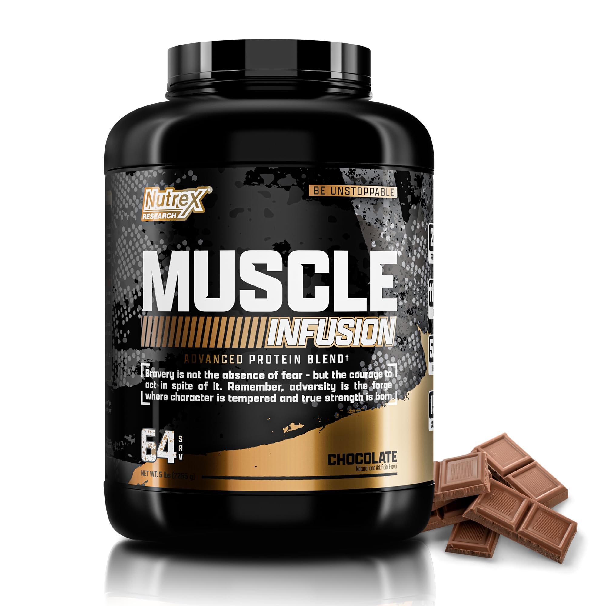 Nutrex Research empaque frontal del polvo chocolate whey mostrando presentación y beneficio proteína
