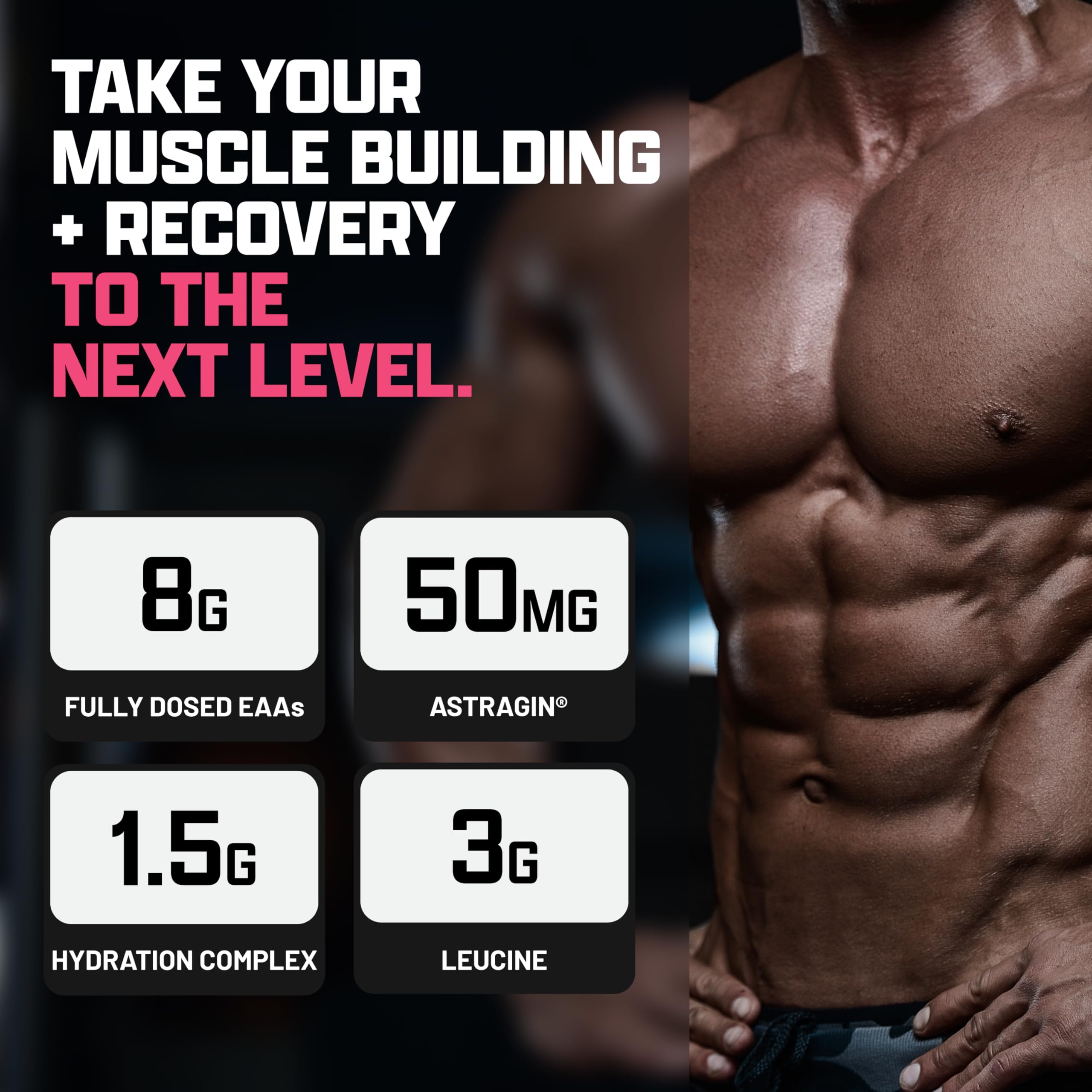 Nutrex Research vista lateral del envase mostrando información nutricional y servicios