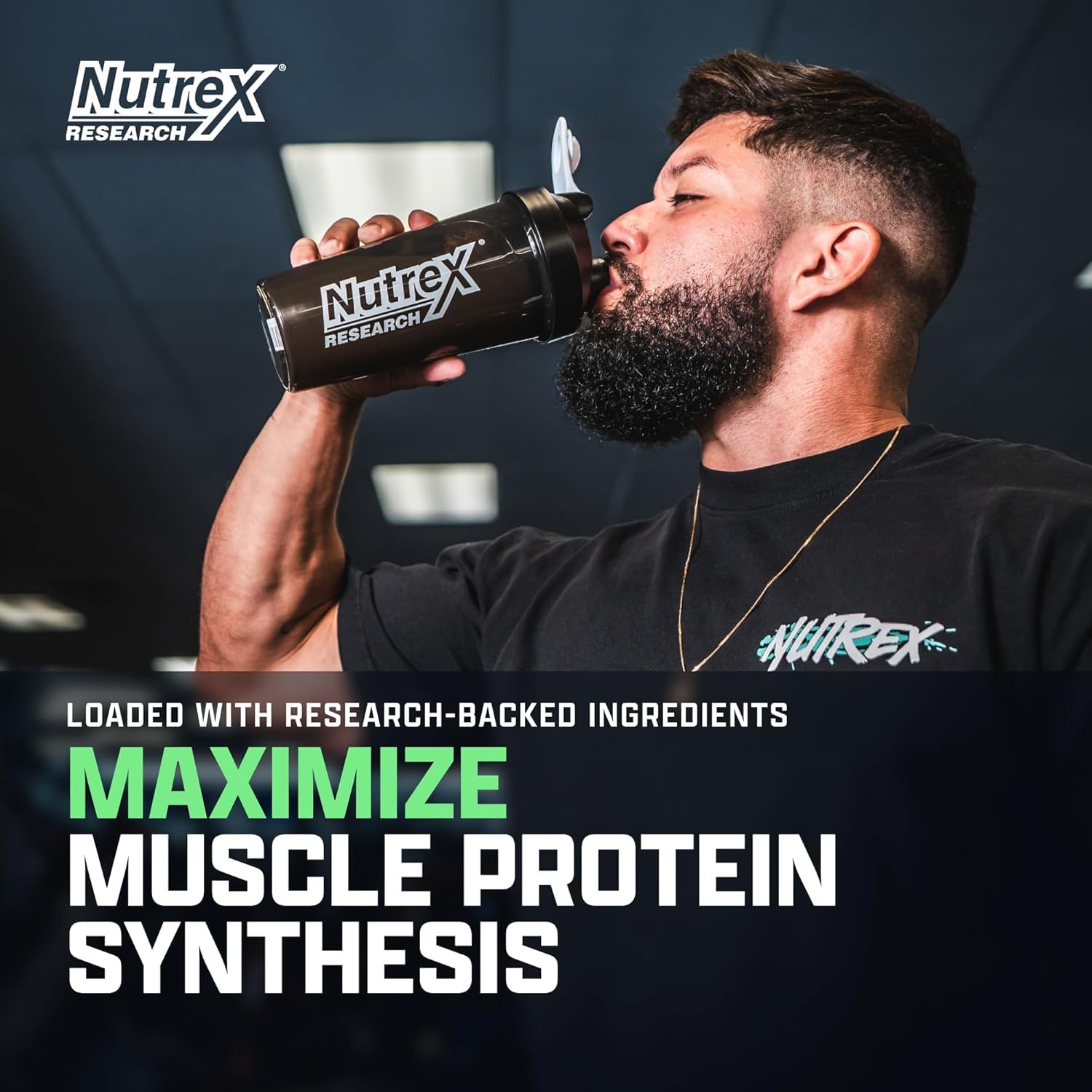 Nutrex Research ingredientes clave en primer plano: agua de coco, taurina y minerales