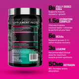 Nutrex Research vaso preparado con bebida fresa sandía refrescante