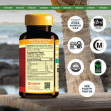 Nutrex Hawaii cápsulas en primer plano, destaca textura y formato fácil de tragar