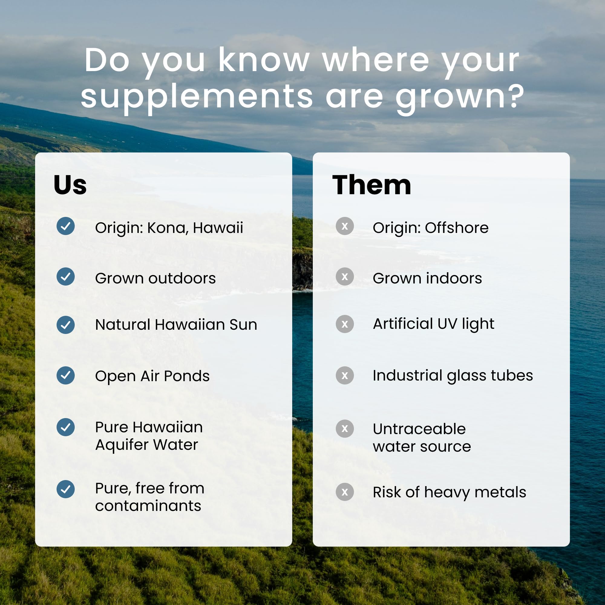 Nutrex Hawaii etiqueta nutricional legible con información y confianza