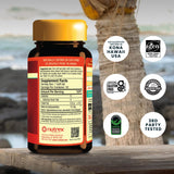 Nutrex Hawaii gelcap cercana mostrando textura y fácil ingesta