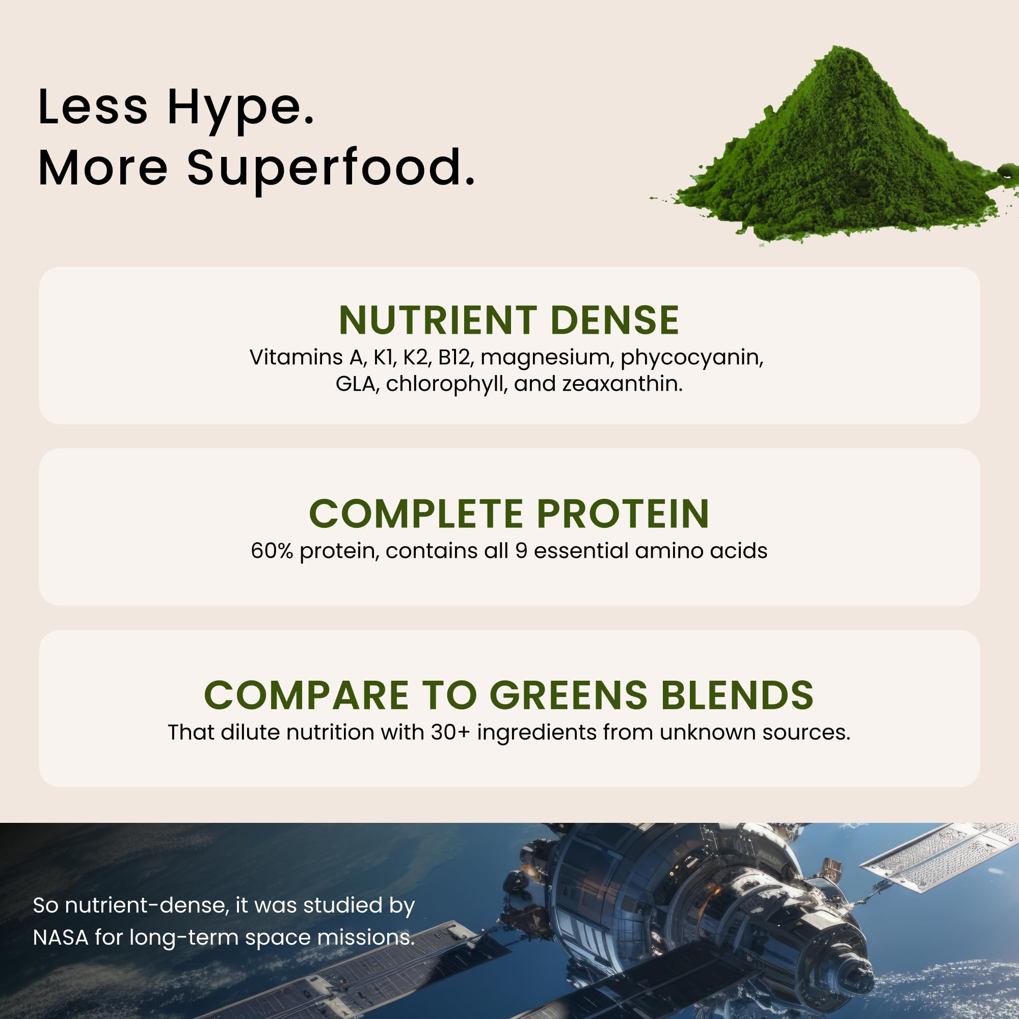 Nutrex Hawaii polvo mezclado en batido, beneficio nutricional