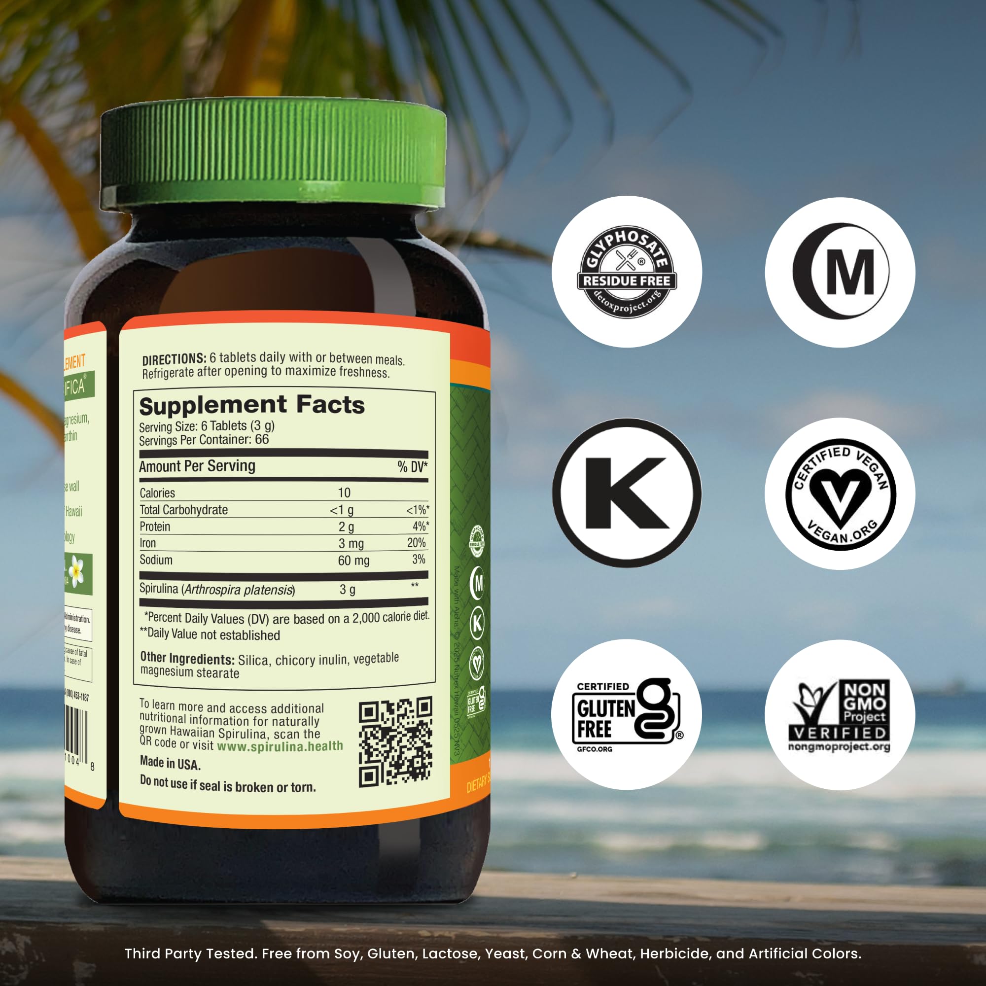 Nutrex Hawaii tabletas detalle que muestra forma y uso conveniente