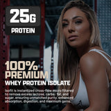 Nutrex Research IsoFit batido en vaso sabor Vainilla Bean Ice Cream, recuperación rápida