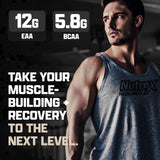 Nutrex Research IsoFit scoop medido con polvo, facilita 25 g de proteína