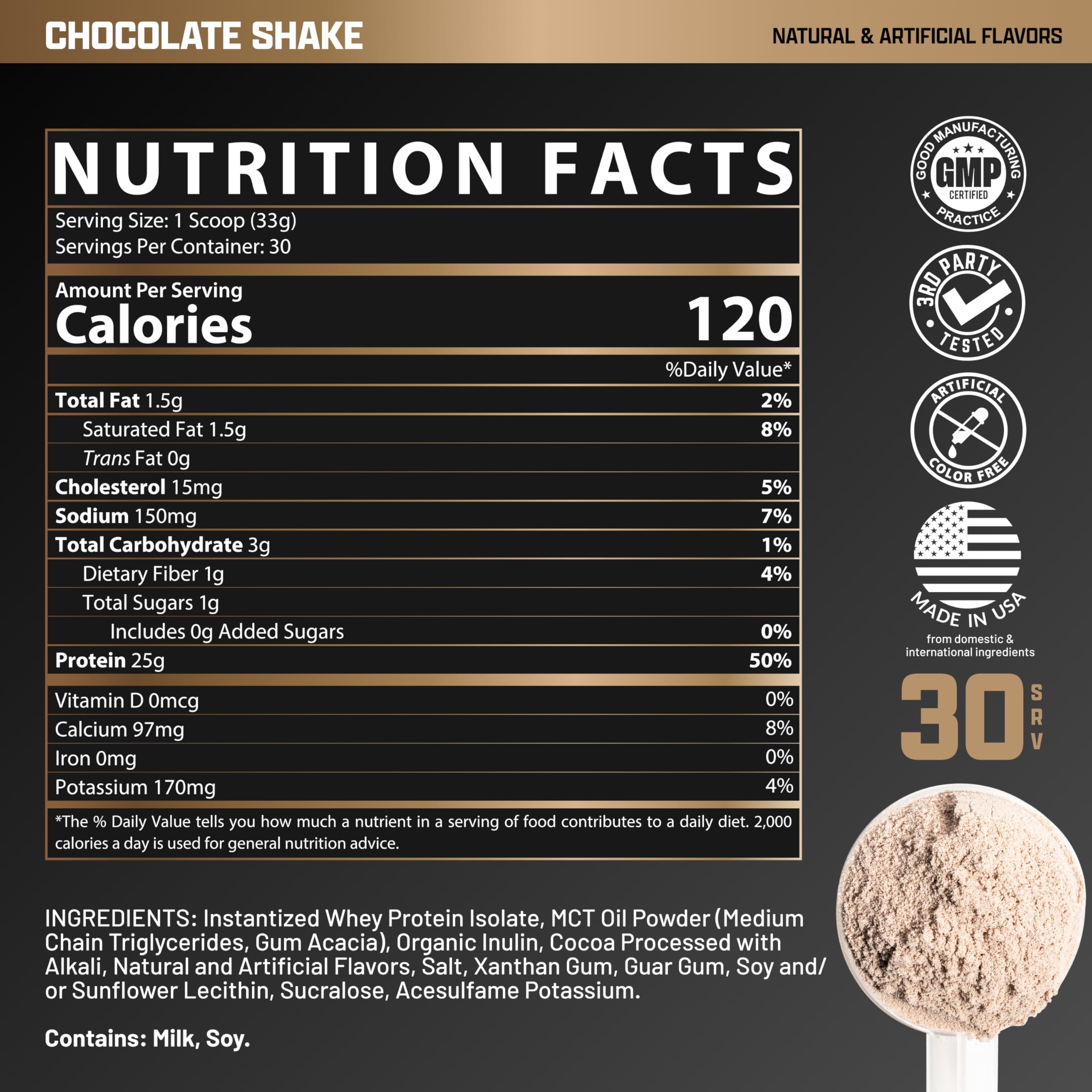 Nutrex Research envase IsoFit 2 lb junto a manzana para escala y porciones