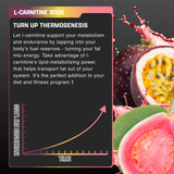 Nutrex Research porción en vaso con agua para sabor maracuyá-guayaba refrescante