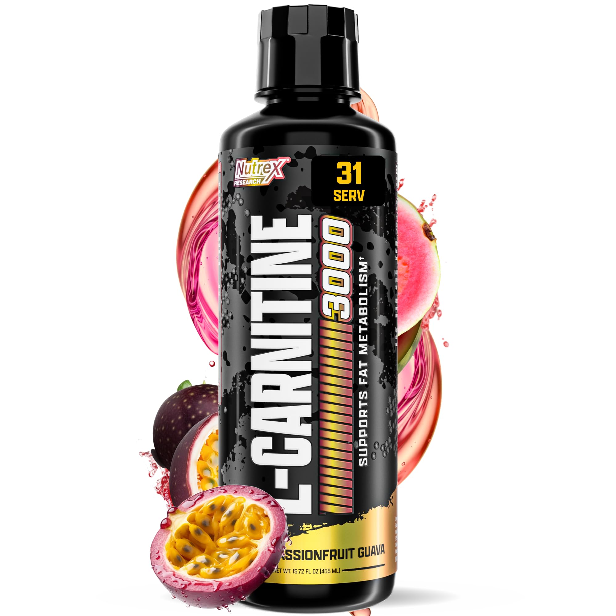 Nutrex Research botella frontal del producto mostrando presentación y beneficio claridad