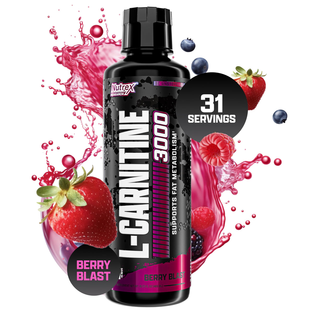 Nutrex Research frontal del envase mostrando la etiqueta y beneficio práctico