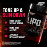 Nutrex Lipo-6 Black cápsula líquida en primer plano indicando liberación rápida
