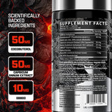 Nutrex Research lipo-6 cápsula siendo tomada antes de entrenamiento, mejora el rendimiento